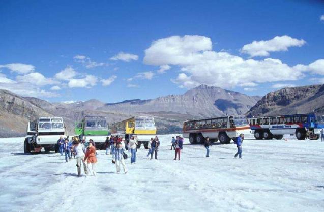 Columbia Icefield and ICE EXPLORER